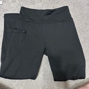 Avalanche Black Leggings with Pocket